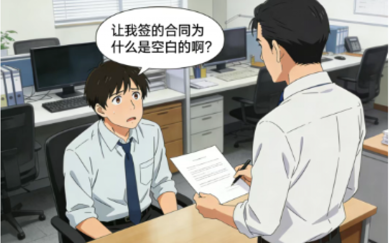 員工拒簽空白勞動合同，公司解除勞動關系合法嗎？